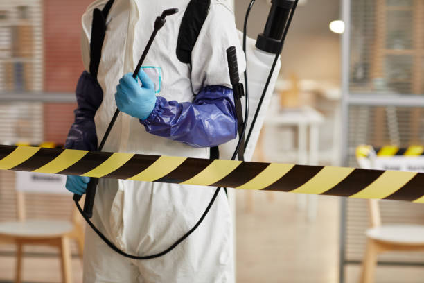 Professional Biohazard Cleanup technician working in Hughesville, PA